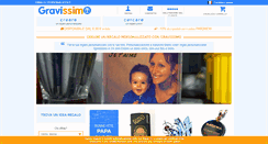Desktop Screenshot of gravissimo.it