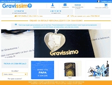 Tablet Screenshot of gravissimo.it
